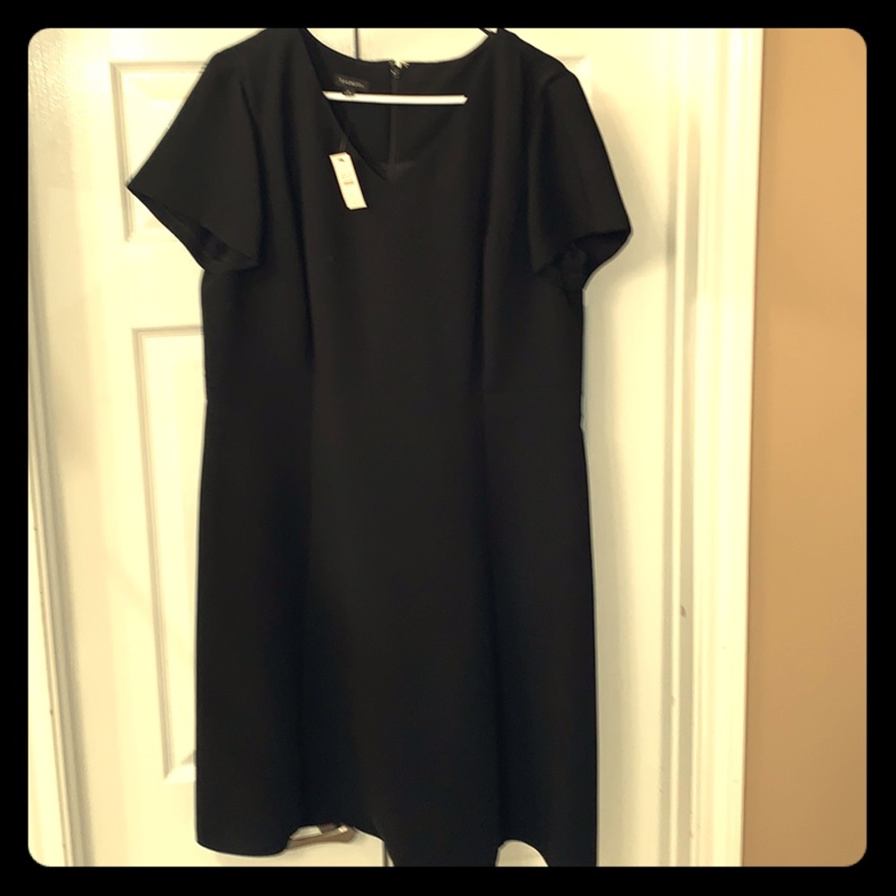 Flattering Talbots new little black dress size 16